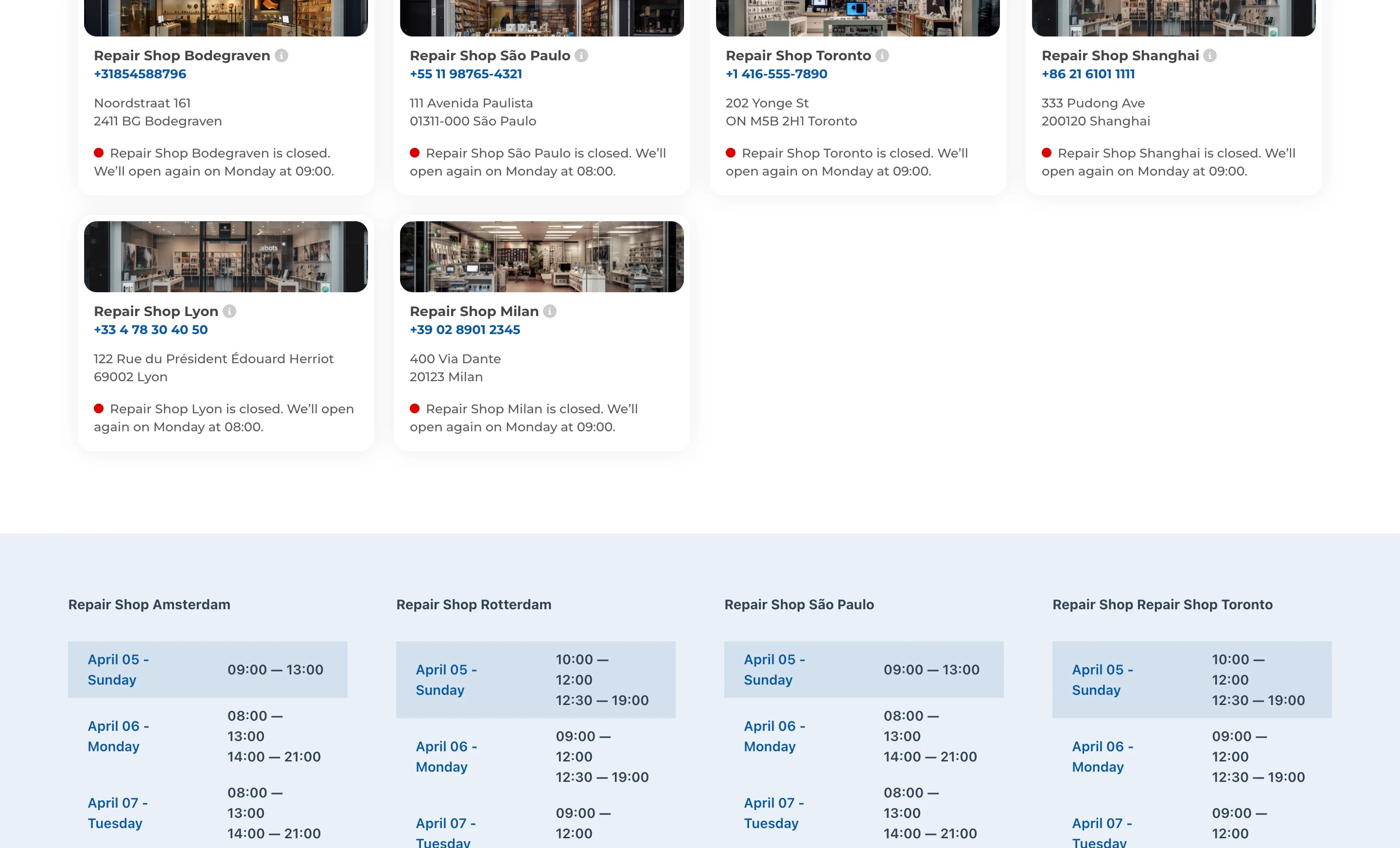 The Localization settings page showing language list with flags, default language selector, and language enable/disable toggles